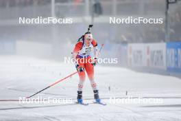09.02.2024, Nove Mesto na Morave, Czechia (CZE): Nadia Moser (CAN) - IBU World Championships Biathlon, sprint women, Nove Mesto na Morave (CZE). www.nordicfocus.com. © Manzoni/NordicFocus. Every downloaded picture is fee-liable.