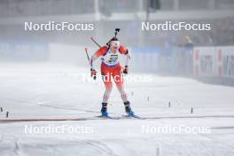 09.02.2024, Nove Mesto na Morave, Czechia (CZE): Nadia Moser (CAN) - IBU World Championships Biathlon, sprint women, Nove Mesto na Morave (CZE). www.nordicfocus.com. © Manzoni/NordicFocus. Every downloaded picture is fee-liable.