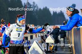 09.02.2024, Nove Mesto na Morave, Czechia (CZE): Tuuli Tomingas (EST) - IBU World Championships Biathlon, sprint women, Nove Mesto na Morave (CZE). www.nordicfocus.com. © Manzoni/NordicFocus. Every downloaded picture is fee-liable.