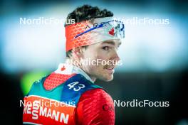 06.02.2024, Nove Mesto na Morave, Czechia (CZE): Christian Gow (CAN) - IBU World Championships Biathlon, training, Nove Mesto na Morave (CZE). www.nordicfocus.com. © Thibaut/NordicFocus. Every downloaded picture is fee-liable.
