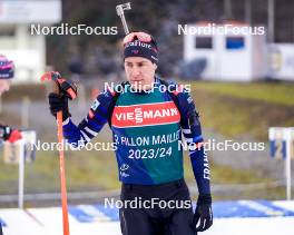 08.02.2024, Nove Mesto na Morave, Czechia (CZE): Quentin Fillon Maillet (FRA) - IBU World Championships Biathlon, training, Nove Mesto na Morave (CZE). www.nordicfocus.com. © Thibaut/NordicFocus. Every downloaded picture is fee-liable.