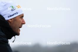 08.02.2024, Nove Mesto na Morave, Czechia (CZE): Stephane Bouthiaux (FRA) coach Team France - IBU World Championships Biathlon, training, Nove Mesto na Morave (CZE). www.nordicfocus.com. © Manzoni/NordicFocus. Every downloaded picture is fee-liable.