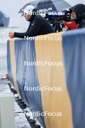 08.02.2024, Nove Mesto na Morave, Czechia (CZE): Stephane Bouthiaux (FRA) coach Team France - IBU World Championships Biathlon, training, Nove Mesto na Morave (CZE). www.nordicfocus.com. © Manzoni/NordicFocus. Every downloaded picture is fee-liable.