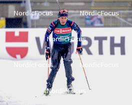 08.02.2024, Nove Mesto na Morave, Czechia (CZE): Quentin Fillon Maillet (FRA) - IBU World Championships Biathlon, training, Nove Mesto na Morave (CZE). www.nordicfocus.com. © Thibaut/NordicFocus. Every downloaded picture is fee-liable.