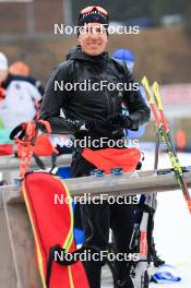 08.02.2024, Nove Mesto na Morave, Czechia (CZE): Quentin Fillon Maillet (FRA) - IBU World Championships Biathlon, training, Nove Mesto na Morave (CZE). www.nordicfocus.com. © Manzoni/NordicFocus. Every downloaded picture is fee-liable.