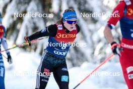 01.01.2024, Toblach, Italy (ITA): Katharina Hennig (GER) - FIS world cup cross-country, tour de ski, pursuit, Toblach (ITA). www.nordicfocus.com. © Modica/NordicFocus. Every downloaded picture is fee-liable.