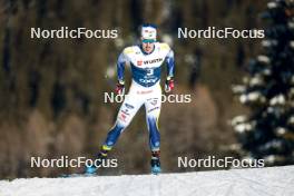 03.01.2024, Davos, Switzerland (SUI): Emil Danielsson (SWE) - FIS world cup cross-country, tour de ski, individual sprint, Davos (SUI). www.nordicfocus.com. © Modica/NordicFocus. Every downloaded picture is fee-liable.