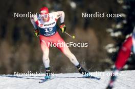 03.01.2024, Davos, Switzerland (SUI): Valerio Grond (SUI) - FIS world cup cross-country, tour de ski, individual sprint, Davos (SUI). www.nordicfocus.com. © Modica/NordicFocus. Every downloaded picture is fee-liable.