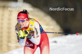 03.01.2024, Davos, Switzerland (SUI): Nadine Faehndrich (SUI) - FIS world cup cross-country, tour de ski, individual sprint, Davos (SUI). www.nordicfocus.com. © Modica/NordicFocus. Every downloaded picture is fee-liable.