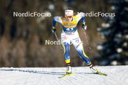 03.01.2024, Davos, Switzerland (SUI): Sofia Henriksson (SWE) - FIS world cup cross-country, tour de ski, individual sprint, Davos (SUI). www.nordicfocus.com. © Modica/NordicFocus. Every downloaded picture is fee-liable.
