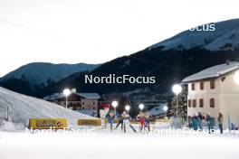 03.01.2024, Davos, Switzerland (SUI): Jasmi Joensuu (FIN), Federica Sanfilippo (ITA), Linn Svahn (SWE), Anja Weber (SUI), Rosie Brennan (USA), (l-r)  - FIS world cup cross-country, tour de ski, individual sprint, Davos (SUI). www.nordicfocus.com. © Modica/NordicFocus. Every downloaded picture is fee-liable.