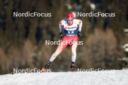 03.01.2024, Davos, Switzerland (SUI): Beda Klee (SUI) - FIS world cup cross-country, tour de ski, individual sprint, Davos (SUI). www.nordicfocus.com. © Modica/NordicFocus. Every downloaded picture is fee-liable.