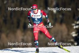 03.01.2024, Davos, Switzerland (SUI): Jan Thomas Jenssen (NOR) - FIS world cup cross-country, tour de ski, individual sprint, Davos (SUI). www.nordicfocus.com. © Modica/NordicFocus. Every downloaded picture is fee-liable.