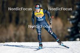 03.01.2024, Davos, Switzerland (SUI): Nicole Monsorno (ITA) - FIS world cup cross-country, tour de ski, individual sprint, Davos (SUI). www.nordicfocus.com. © Modica/NordicFocus. Every downloaded picture is fee-liable.