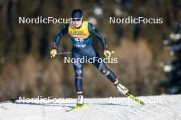03.01.2024, Davos, Switzerland (SUI): Anna Comarella (ITA) - FIS world cup cross-country, tour de ski, individual sprint, Davos (SUI). www.nordicfocus.com. © Modica/NordicFocus. Every downloaded picture is fee-liable.