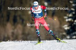 03.01.2024, Davos, Switzerland (SUI): Martin Loewstroem Nyenget (NOR) - FIS world cup cross-country, tour de ski, individual sprint, Davos (SUI). www.nordicfocus.com. © Modica/NordicFocus. Every downloaded picture is fee-liable.