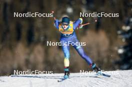 03.01.2024, Davos, Switzerland (SUI): Nadezhda Stepashkina (KAZ) - FIS world cup cross-country, tour de ski, individual sprint, Davos (SUI). www.nordicfocus.com. © Modica/NordicFocus. Every downloaded picture is fee-liable.