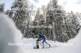 04.01.2024, Davos, Switzerland (SUI): Ryo Hirose (JPN), Nikita Gridin (KAZ), (l-r)  - FIS world cup cross-country, tour de ski, pursuit, Davos (SUI). www.nordicfocus.com. © Modica/NordicFocus. Every downloaded picture is fee-liable.