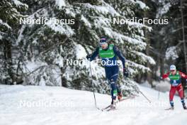 04.01.2024, Davos, Switzerland (SUI): Federico Pellegrino (ITA) - FIS world cup cross-country, tour de ski, pursuit, Davos (SUI). www.nordicfocus.com. © Modica/NordicFocus. Every downloaded picture is fee-liable.