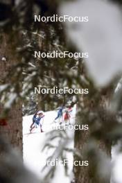 04.01.2024, Davos, Switzerland (SUI): Katharina Hennig (GER), Rosie Brennan (USA), Kerttu Niskanen (FIN), Nadine Faehndrich (SUI), (l-r)  - FIS world cup cross-country, tour de ski, pursuit, Davos (SUI). www.nordicfocus.com. © Modica/NordicFocus. Every downloaded picture is fee-liable.