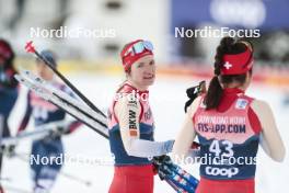 04.01.2024, Davos, Switzerland (SUI): Nadine Faehndrich (SUI) - FIS world cup cross-country, tour de ski, pursuit, Davos (SUI). www.nordicfocus.com. © Modica/NordicFocus. Every downloaded picture is fee-liable.
