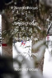04.01.2024, Davos, Switzerland (SUI): Teresa Stadlober (AUT), Giuliana Werro (SUI), (l-r)  - FIS world cup cross-country, tour de ski, pursuit, Davos (SUI). www.nordicfocus.com. © Modica/NordicFocus. Every downloaded picture is fee-liable.