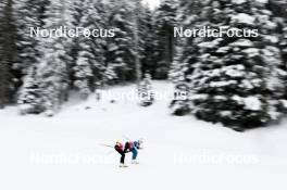 02.01.2024, Davos, Switzerland (SUI): Teresa Stadlober (AUT) - FIS world cup cross-country, tour de ski, training, Davos (SUI). www.nordicfocus.com. © Modica/NordicFocus. Every downloaded picture is fee-liable.