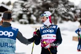 02.01.2024, Davos, Switzerland (SUI): Hugo Lapalus (FRA) - FIS world cup cross-country, tour de ski, training, Davos (SUI). www.nordicfocus.com. © Modica/NordicFocus. Every downloaded picture is fee-liable.