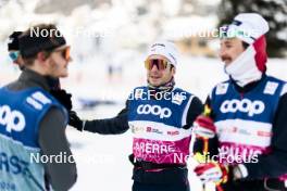 02.01.2024, Davos, Switzerland (SUI): Jules Lapierre (FRA) - FIS world cup cross-country, tour de ski, training, Davos (SUI). www.nordicfocus.com. © Modica/NordicFocus. Every downloaded picture is fee-liable.