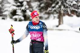 02.01.2024, Davos, Switzerland (SUI): Antonin Savary (SUI) - FIS world cup cross-country, tour de ski, training, Davos (SUI). www.nordicfocus.com. © Modica/NordicFocus. Every downloaded picture is fee-liable.