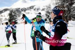 02.01.2024, Davos, Switzerland (SUI): Nadine Faehndrich (SUI) - FIS world cup cross-country, tour de ski, training, Davos (SUI). www.nordicfocus.com. © Modica/NordicFocus. Every downloaded picture is fee-liable.