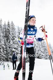 02.01.2024, Davos, Switzerland (SUI): Emma Ribom (SWE) - FIS world cup cross-country, tour de ski, training, Davos (SUI). www.nordicfocus.com. © Modica/NordicFocus. Every downloaded picture is fee-liable.