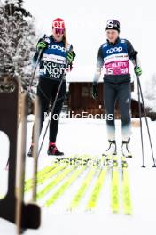 02.01.2024, Davos, Switzerland (SUI): Lea Fischer (SUI) - FIS world cup cross-country, tour de ski, training, Davos (SUI). www.nordicfocus.com. © Modica/NordicFocus. Every downloaded picture is fee-liable.