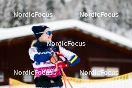 02.01.2024, Davos, Switzerland (SUI): Emma Ribom (SWE) - FIS world cup cross-country, tour de ski, training, Davos (SUI). www.nordicfocus.com. © Modica/NordicFocus. Every downloaded picture is fee-liable.