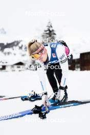 02.01.2024, Davos, Switzerland (SUI): Sophia Laukli (USA) - FIS world cup cross-country, tour de ski, training, Davos (SUI). www.nordicfocus.com. © Modica/NordicFocus. Every downloaded picture is fee-liable.