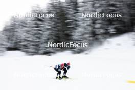02.01.2024, Davos, Switzerland (SUI): Janik Riebli (SUI) - FIS world cup cross-country, tour de ski, training, Davos (SUI). www.nordicfocus.com. © Modica/NordicFocus. Every downloaded picture is fee-liable.