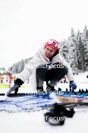 02.01.2024, Davos, Switzerland (SUI): Roman Schaad (SUI) - FIS world cup cross-country, tour de ski, training, Davos (SUI). www.nordicfocus.com. © Modica/NordicFocus. Every downloaded picture is fee-liable.