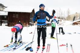 02.01.2024, Davos, Switzerland (SUI): Dario Cologna (SUI) - FIS world cup cross-country, tour de ski, training, Davos (SUI). www.nordicfocus.com. © Modica/NordicFocus. Every downloaded picture is fee-liable.