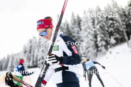 02.01.2024, Davos, Switzerland (SUI): Anne Kjersti Kalvaa (NOR) - FIS world cup cross-country, tour de ski, training, Davos (SUI). www.nordicfocus.com. © Modica/NordicFocus. Every downloaded picture is fee-liable.