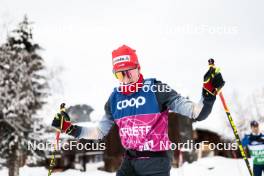 02.01.2024, Davos, Switzerland (SUI): Antonin Savary (SUI) - FIS world cup cross-country, tour de ski, training, Davos (SUI). www.nordicfocus.com. © Modica/NordicFocus. Every downloaded picture is fee-liable.