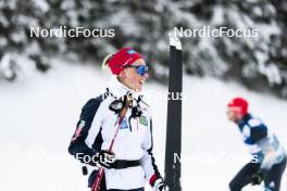 02.01.2024, Davos, Switzerland (SUI): Anne Kjersti Kalvaa (NOR) - FIS world cup cross-country, tour de ski, training, Davos (SUI). www.nordicfocus.com. © Modica/NordicFocus. Every downloaded picture is fee-liable.