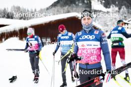 02.01.2024, Davos, Switzerland (SUI): Gus Schumacher (USA) - FIS world cup cross-country, tour de ski, training, Davos (SUI). www.nordicfocus.com. © Modica/NordicFocus. Every downloaded picture is fee-liable.