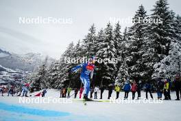 07.01.2024, Val di Fiemme, Italy (ITA): Perttu Hyvarinen (FIN) - FIS world cup cross-country, tour de ski, final climb, Val di Fiemme (ITA). www.nordicfocus.com. © Barbieri/NordicFocus. Every downloaded picture is fee-liable.