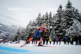 07.01.2024, Val di Fiemme, Italy (ITA): Andrew Young (GBR) - FIS world cup cross-country, tour de ski, final climb, Val di Fiemme (ITA). www.nordicfocus.com. © Barbieri/NordicFocus. Every downloaded picture is fee-liable.