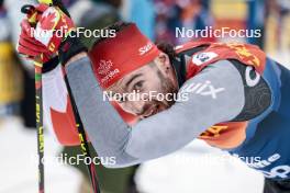 07.01.2024, Val di Fiemme, Italy (ITA): Antoine Cyr (CAN) - FIS world cup cross-country, tour de ski, final climb, Val di Fiemme (ITA). www.nordicfocus.com. © Modica/NordicFocus. Every downloaded picture is fee-liable.