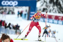 07.01.2024, Val di Fiemme, Italy (ITA): Teresa Stadlober (AUT) - FIS world cup cross-country, tour de ski, final climb, Val di Fiemme (ITA). www.nordicfocus.com. © Modica/NordicFocus. Every downloaded picture is fee-liable.