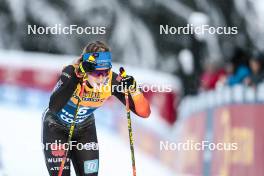 07.01.2024, Val di Fiemme, Italy (ITA): Katharina Hennig (GER) - FIS world cup cross-country, tour de ski, final climb, Val di Fiemme (ITA). www.nordicfocus.com. © Modica/NordicFocus. Every downloaded picture is fee-liable.