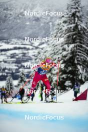 07.01.2024, Val di Fiemme, Italy (ITA): Teresa Stadlober (AUT) - FIS world cup cross-country, tour de ski, final climb, Val di Fiemme (ITA). www.nordicfocus.com. © Barbieri/NordicFocus. Every downloaded picture is fee-liable.