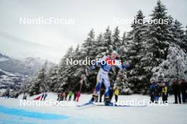 07.01.2024, Val di Fiemme, Italy (ITA): Emil Danielsson (SWE) - FIS world cup cross-country, tour de ski, final climb, Val di Fiemme (ITA). www.nordicfocus.com. © Barbieri/NordicFocus. Every downloaded picture is fee-liable.