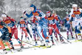 06.01.2024, Val di Fiemme, Italy (ITA): Anne Kyllonen (FIN) - FIS world cup cross-country, tour de ski, mass, Val di Fiemme (ITA). www.nordicfocus.com. © Modica/NordicFocus. Every downloaded picture is fee-liable.